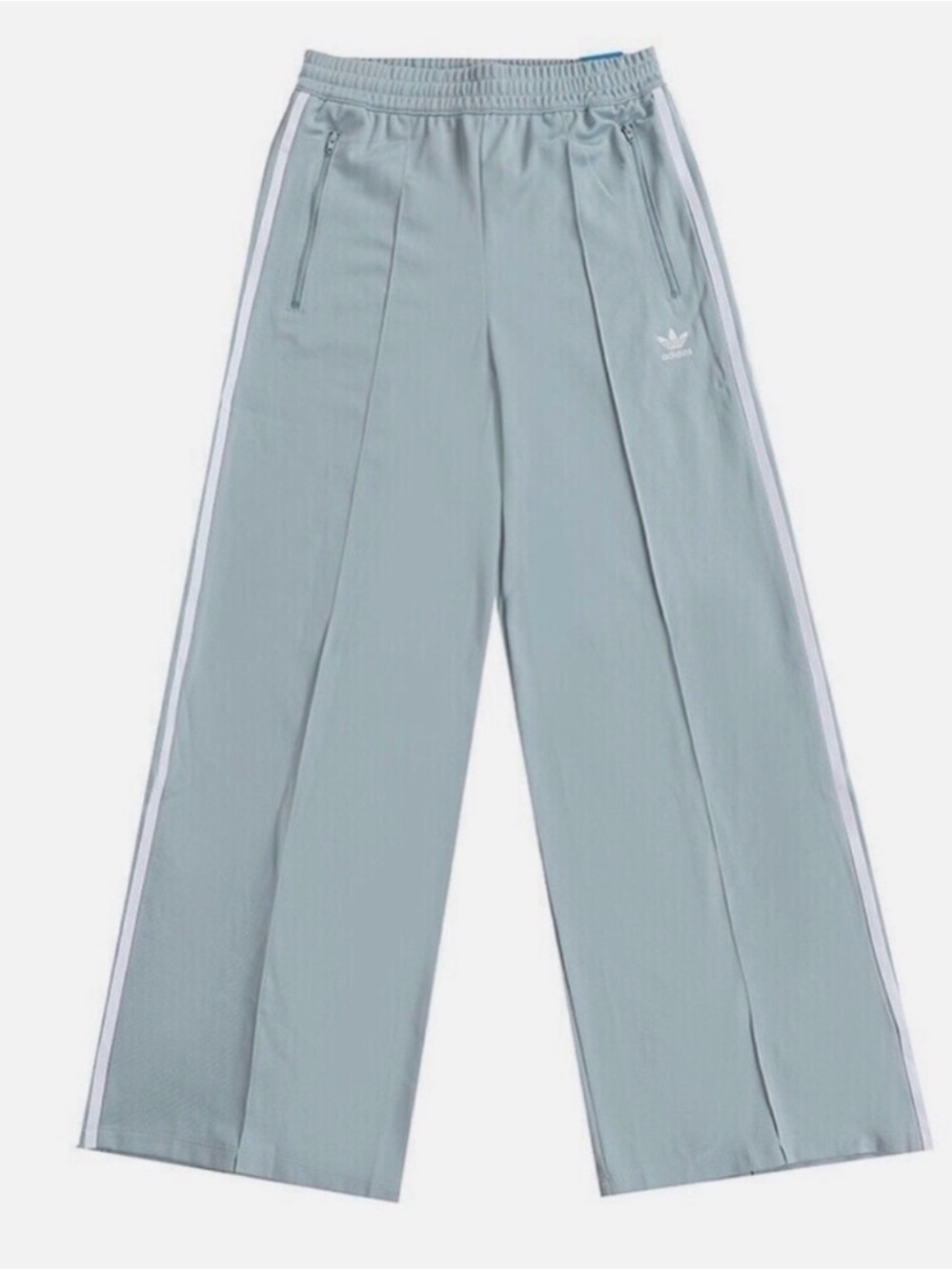 Adidas Light Blue with Stripes Track Pants Size XL